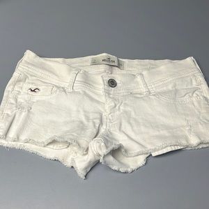 Hollister shorts, bright white, size 3 (26)